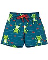 Frugi Costume a Pantaloncino Board Shorts - Ribbit River - Fatto con bottiglie di plastica riciclate! Boxer Mare