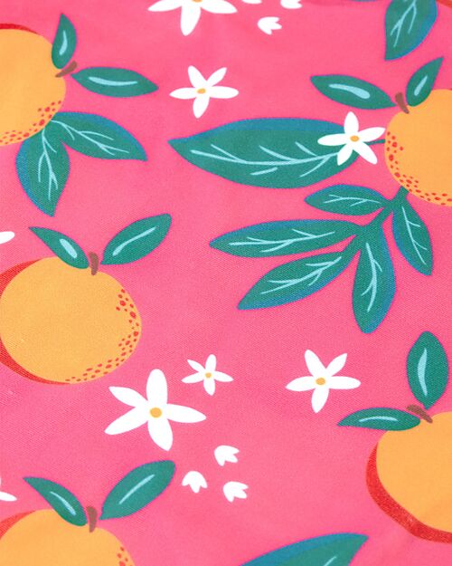 Frugi Costume da Bagno - Fiori  d'Arancio - Materiale Riciclato e Fodera Morbida Costumi Interi