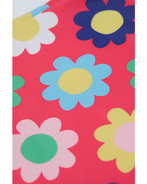 Frugi Costume da Bagno Intero Newlyn Nappy - Watermelon Flower Power - Eco-Friendly Costumi Interi