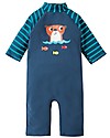 Frugi Costume da Bagno Intero per Bambino, Blu - Massima Protezione Solare! T-shirt Anti UV