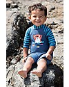 Frugi Costume da Bagno Intero per Bambino, Blu - Massima Protezione Solare! T-shirt Anti UV