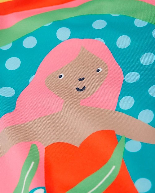 Frugi Costume da Bagno Intero Sally - Sirena - UV 50+ - Eco-friendly Costumi Interi