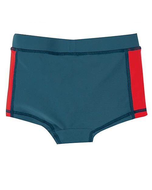 Frugi Costume da Bagno Tide - Squalo/Steely Blue - UPF 50+ Boxer Mare