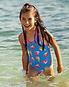 Frugi Costume Intero Bimba Sally - Pesci Palla - UPF 50+ Costumi Interi
