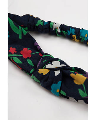 Frugi Fascia per Capelli Astrid Pacco da 2 - Fiori/Watermelon - Cotone Organico elasticizzato Accessori per Capelli