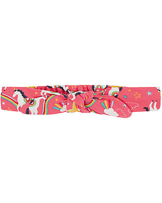 Frugi Fascia per Capelli Astrid - Watermelon Cosmic Unicorns - Cotone Organico Accessori per Capelli