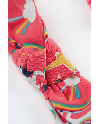 Frugi Fascia per Capelli Astrid - Watermelon Cosmic Unicorns - Cotone Organico Accessori per Capelli