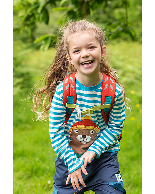 Frugi Felpa a Maniche Lunghe The National Trust Discover Righe