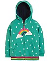 Frugi Felpa con Cappuccio Dorothy, Arcobaleno/Pois - Cotone bio Felpe