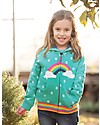 Frugi Felpa con Cappuccio Dorothy, Arcobaleno/Pois - Cotone bio Felpe