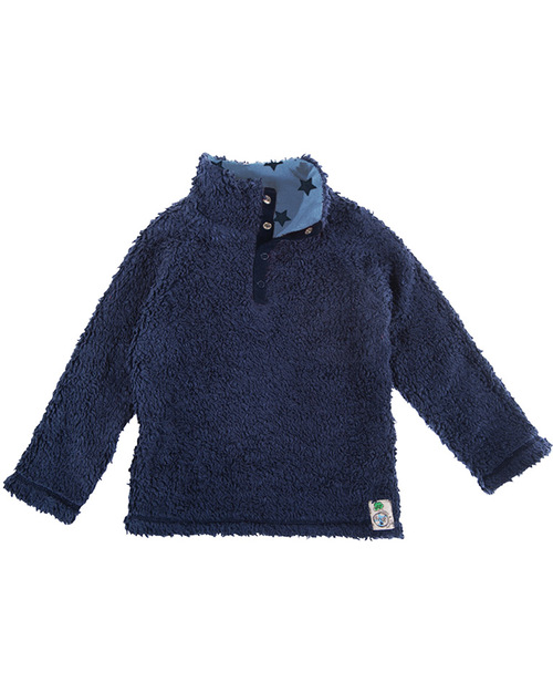 Frugi Felpa Double-Face - Stelle Vintage - 100% Cotone Bio (calda e naturale!) Felpe