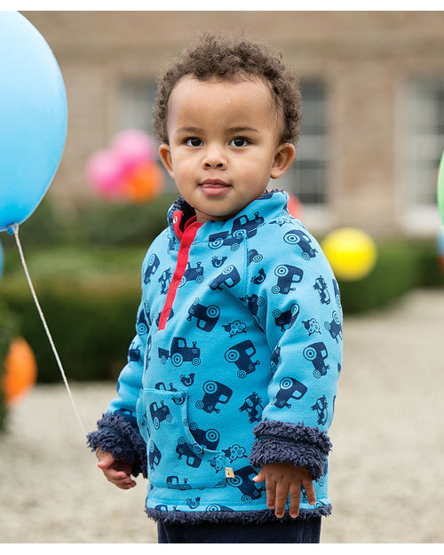 Frugi Felpa Double-Face - Tutti in Fattoria - 100% Cotone Bio (calda e naturale!) Felpe