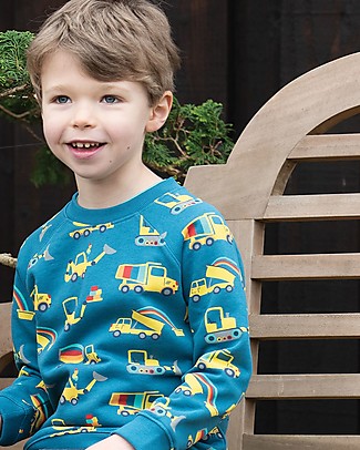 Frugi Felpa Rex - Dig A Rainbow - Cotone bio Felpe