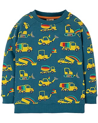 Frugi Felpa Rex - Dig A Rainbow - Cotone bio Felpe