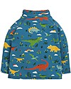 Frugi Felpa Snuggle Fleece con Rivestimento in Pile, Jurassic Lands - Cotone bio Felpe