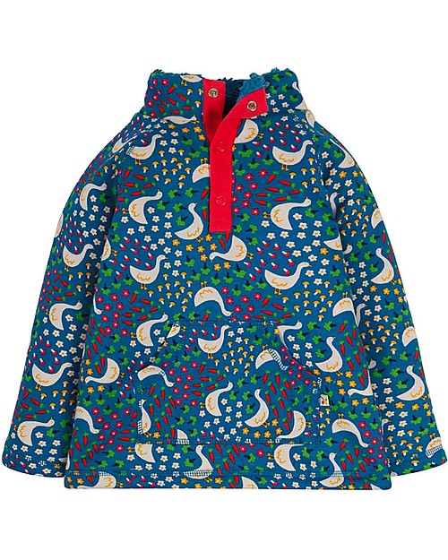 Frugi Felpa Snuggle Fleece con Rivestimento in Pile Oche