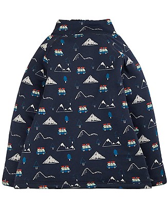 Frugi Felpa Snuggle Fleece con Rivestimento in Pile - Wild - Cotone Bio Felpe