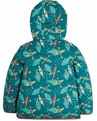 Frugi Giacca a Vento Compatta e Reversibile Toasty Trail - Above and Below - Eco-friendly! Giacche