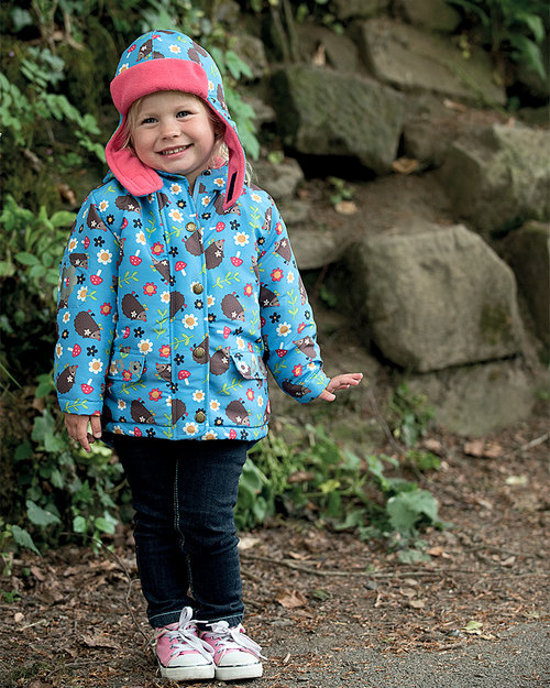 Frugi Giacca a Vento Imbottita Riccio - Poliestere Ecologico Giacche