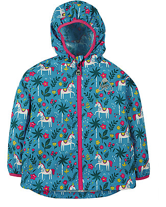 Frugi Giacca a Vento Impermeabile Rain or Shine - Cavalli Indiani - Eco-friendly! Giacche