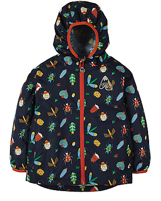 Frugi Giacca a Vento Impermeabile Rain or Shine - Insetti - Eco-friendly! Giacche