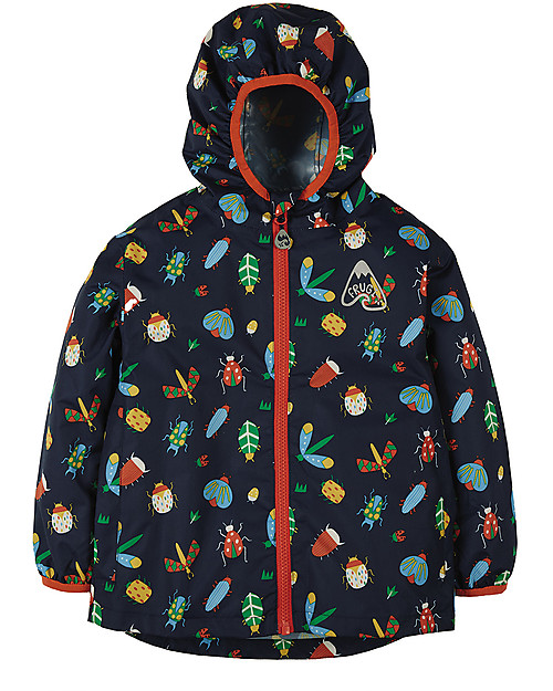 Frugi Giacca a Vento Impermeabile Rain or Shine - Insetti - Eco-friendly! Impermeabili