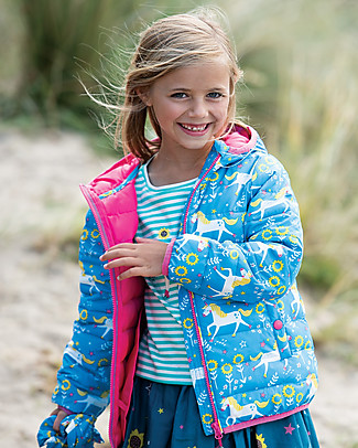 Frugi Giacca A Vento Super-Compatta Toasty Trail - Unicorn Skates - Eco-friendly! Giacche