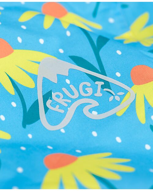 Frugi Giacca Impermeabile con Echinacea - Azzurro - Bottiglie Riciclate Giacche