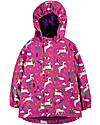 Frugi Giacca Impermeabile Foderata Puddle Buster - Unicorni - Cuciture Saldate! Impermeabili