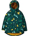 Frugi Giacca Impermeabile Imbottita Explorer, Giant Dino Field - 100% Materiale Riciclato! Impermeabili