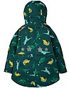 Frugi Giacca Impermeabile Imbottita Explorer, Giant Dino Field - 100% Materiale Riciclato! Impermeabili