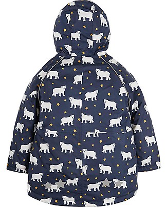 Frugi Giacca Impermeabile Imbottita Explorer - Orso Polare - Materiale Riciclato! Giacche