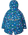 Frugi Giacca Impermeabile Imbottita Explorer, Sail Blue Fly High - 100% Materiale Riciclato! Impermeabili
