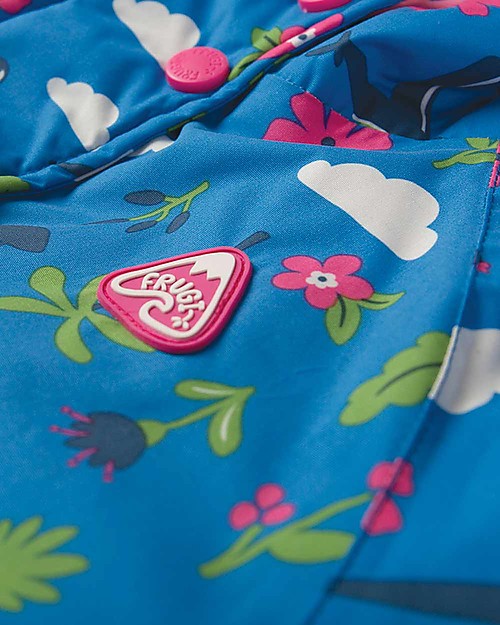 Frugi Giacca Impermeabile Imbottita Explorer, Sail Blue Fly High - 100% Materiale Riciclato! Impermeabili