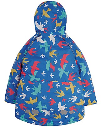 Frugi Giacca Impermeabile Imbottita Explorer - Uccelli - Materiale Riciclato! Giacche