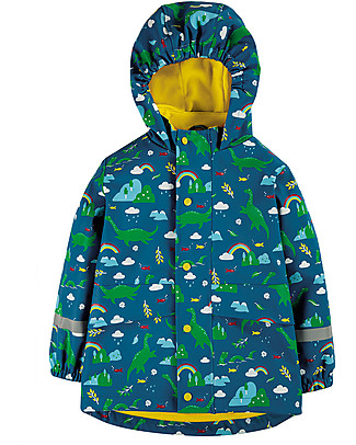 Frugi Giacca Impermeabile Puddle Buster - Nessie - Cuciture Saldate! Giacche