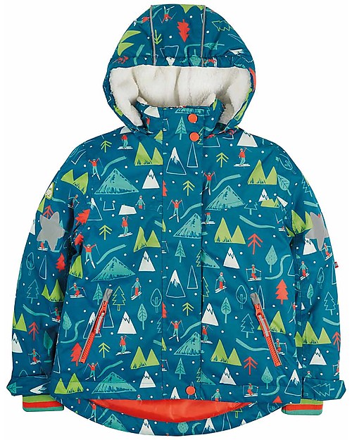 Frugi Giacca Impermeabile Snow and Ski - Piste da Sci - Cuciture Saldate Cappotti