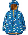 Frugi Giacca Rivestita Puddle Buster, Polar Play - Cuciture Saldate, Impermeabile Impermeabili