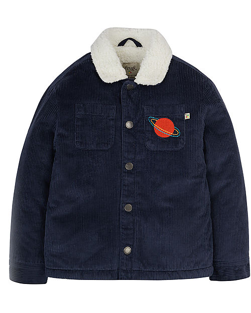 Frugi Giacca Zephyr Cord - Blu Indaco/Spazio - Cotone Organico Giacche