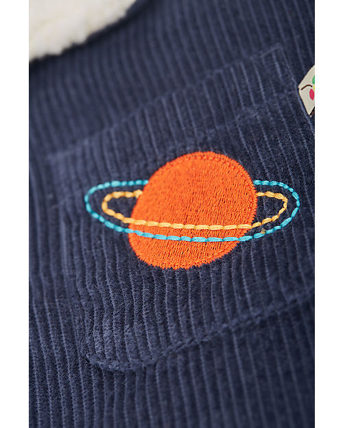 Frugi Giacca Zephyr Cord - Blu Indaco/Spazio - Cotone Organico Giacche