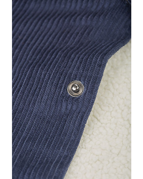 Frugi Giacca Zephyr Cord - Blu Indaco/Spazio - Cotone Organico Giacche