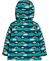 Frugi Giacchina in Felpa con Cappuccio e Bottoncini, Above the Clouds - 100% cotone bio Giacche