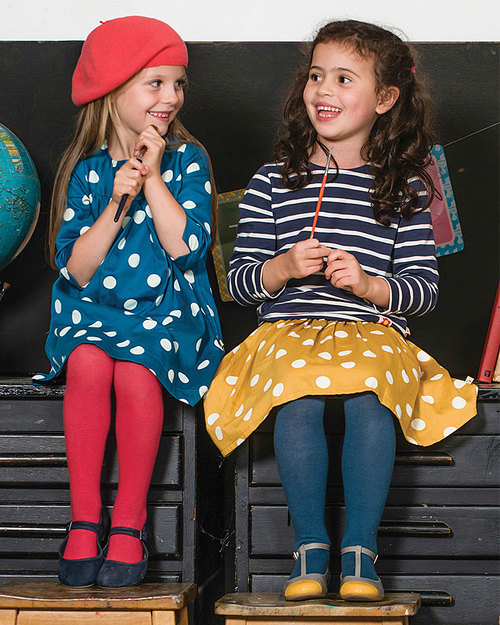 Frugi Gonna a Ruota Giallo Ocra - 100% Cotone Bio Gonne_