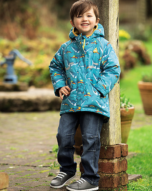 Frugi Jeans Foderati Lumberjack - Dark Wash Denim - Cotone Bio Elasticizzato Jeans