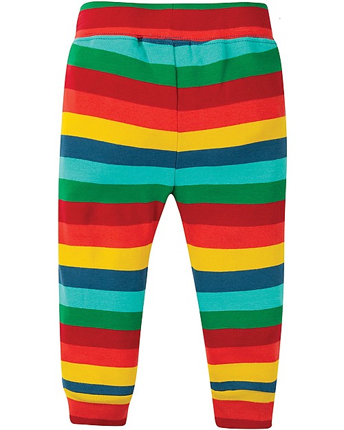Frugi Leggings con Ginocchia Imbottite Favourite - Righe Leggings