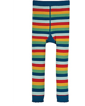Frugi Leggings in Maglia - Arcobaleno/Pompieri - Cotone bio Leggings