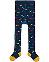 Frugi Leggings in Maglia, Pesci multicolor/Pinguino - 100% cotone bio (morbidissimi e non pizzicano) Calze