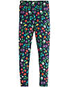 Frugi Leggings Libby - Blu Indaco/Fiori - Cotone Organico GOTS Leggings