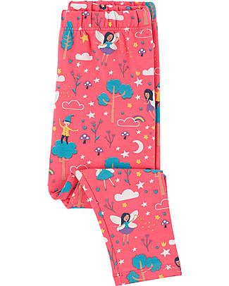 Frugi Leggings Libby - Rosa Piskie Magic - Cotone Organico GOTS Leggings