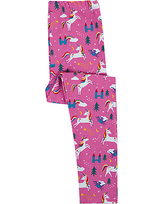 Frugi Leggings Libby - Unicorni - Cotone Bio Elasticizzato Leggings